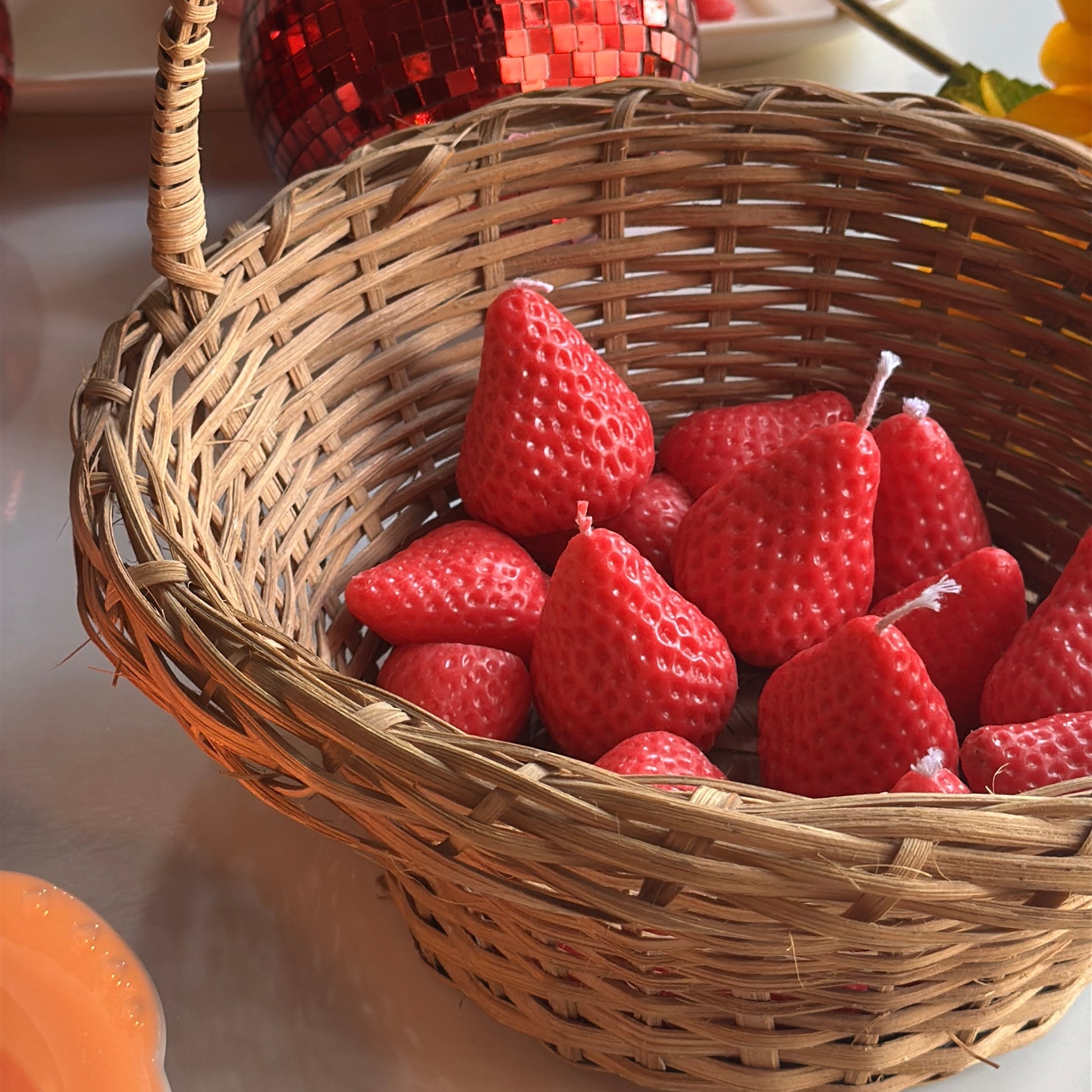 Strawberry candle