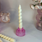 Glass Candle Holders