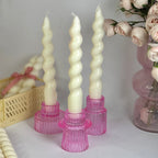 Glass Candle Holders