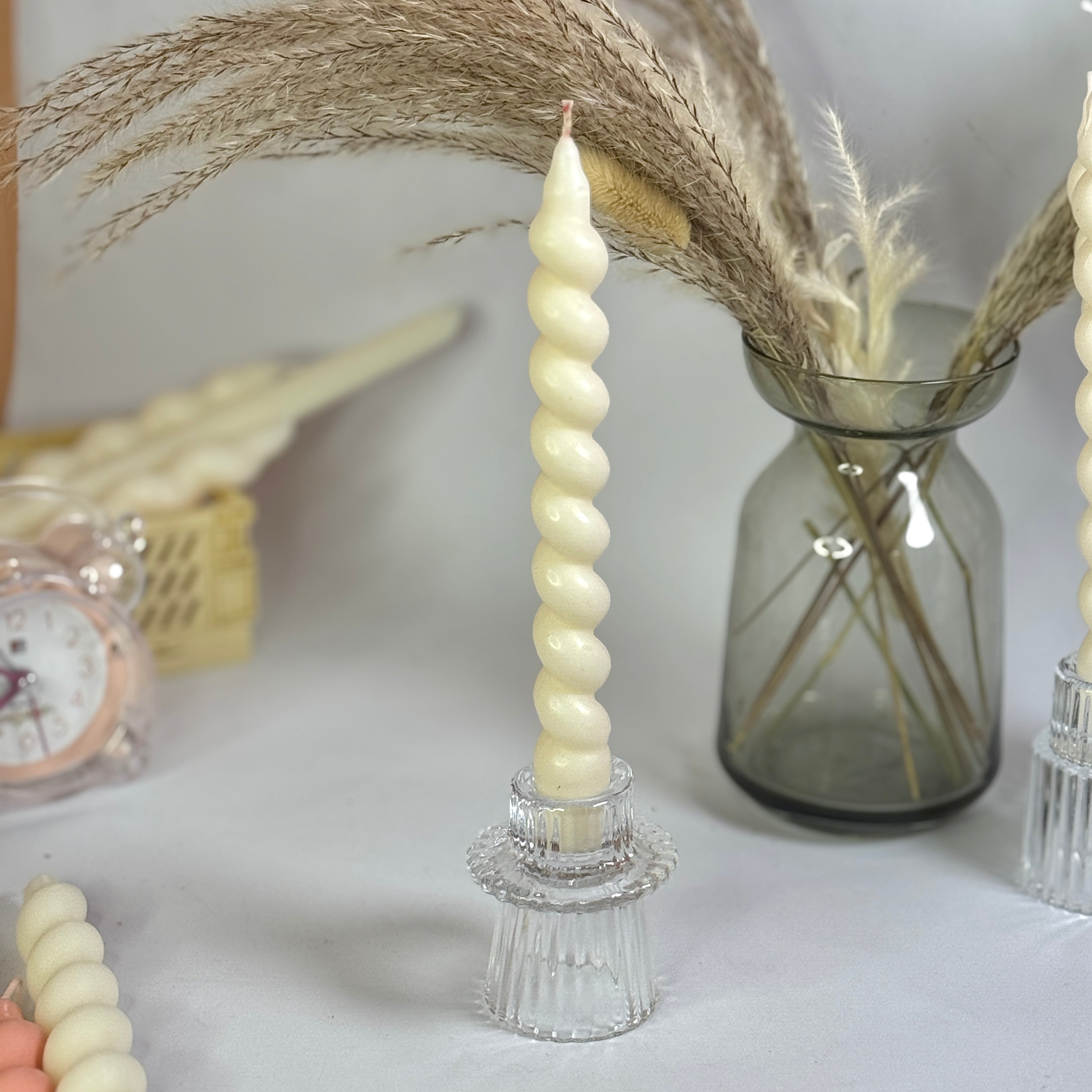 Glass Candle Holders